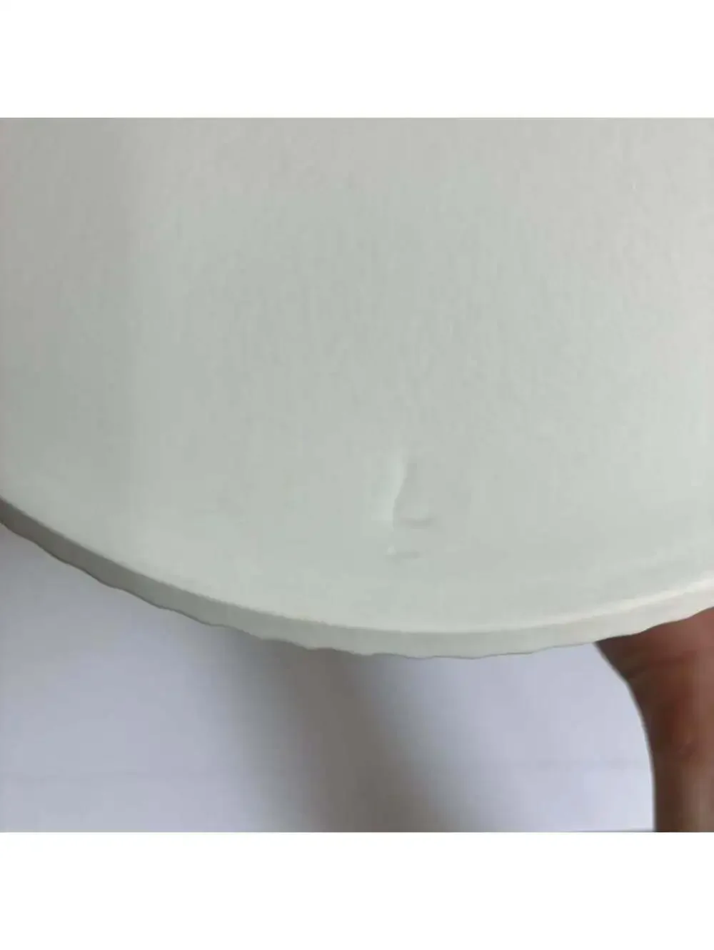 Vintage Apilco France 7.5” White Porcelain Ribbed Souffle Baking Dish